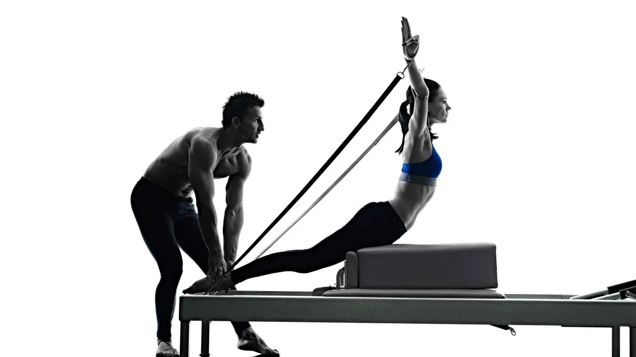 Pilates Models Reformer Breast Stroke